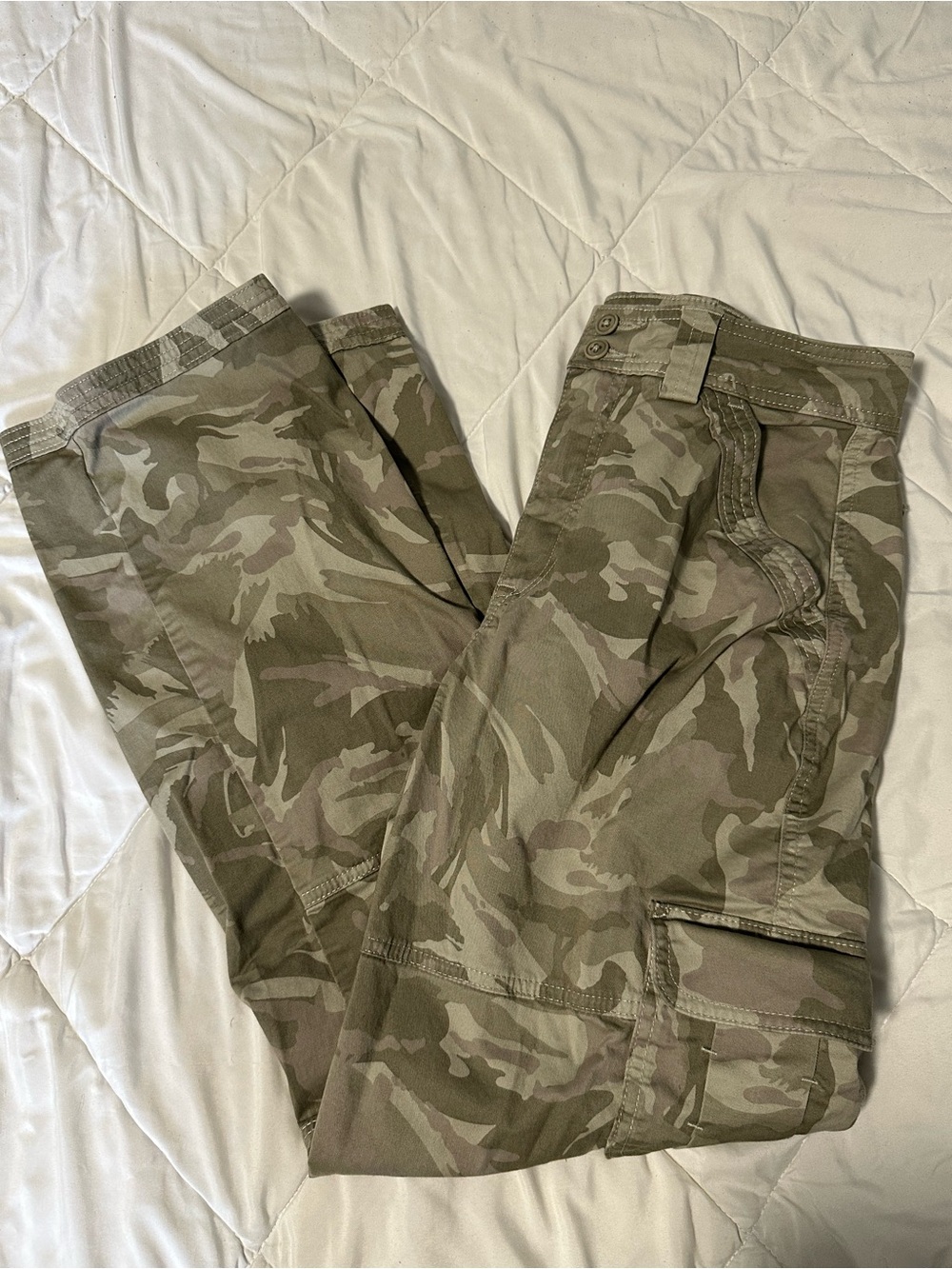 Abercrombie and Fitch camo cargo pants